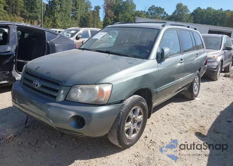 2006 Toyota Highlander V6 z USA, uszkodzony, nr VIN JTEDP21A460105225